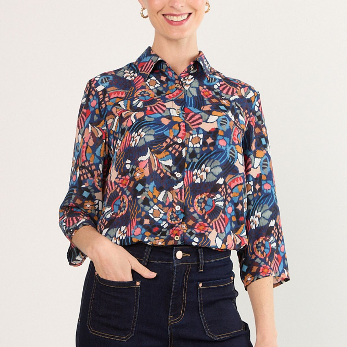 MA GRIFFE - Blusas Mujer Blanco Magriffe