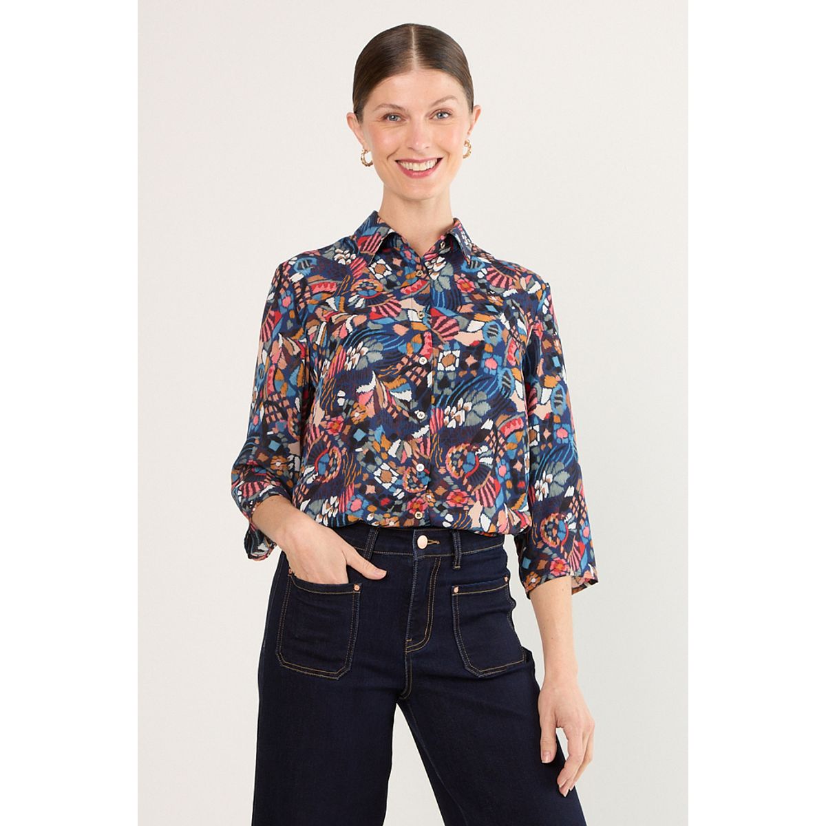 MA GRIFFE - Blusas Mujer Blanco Magriffe