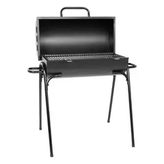 CITYSHOP - Parrilla a Carbón Modelo Tambor de Acero Negro