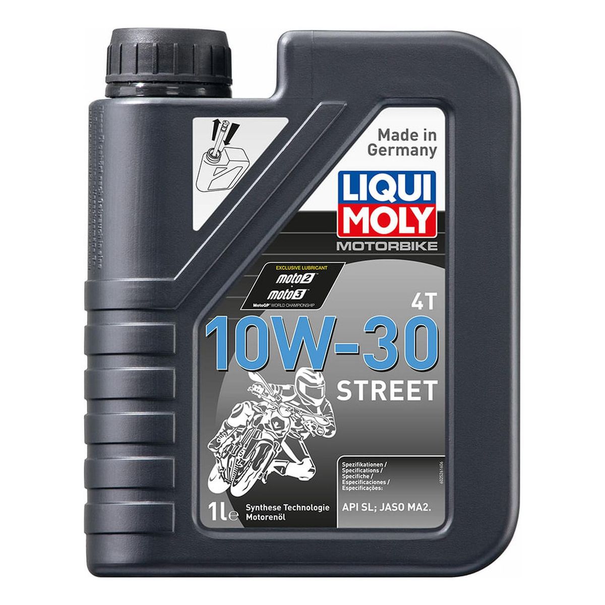 LIQUI MOLY - Aceite Liqui Moly Motorbike4t 10w30 Sintético Street 1l