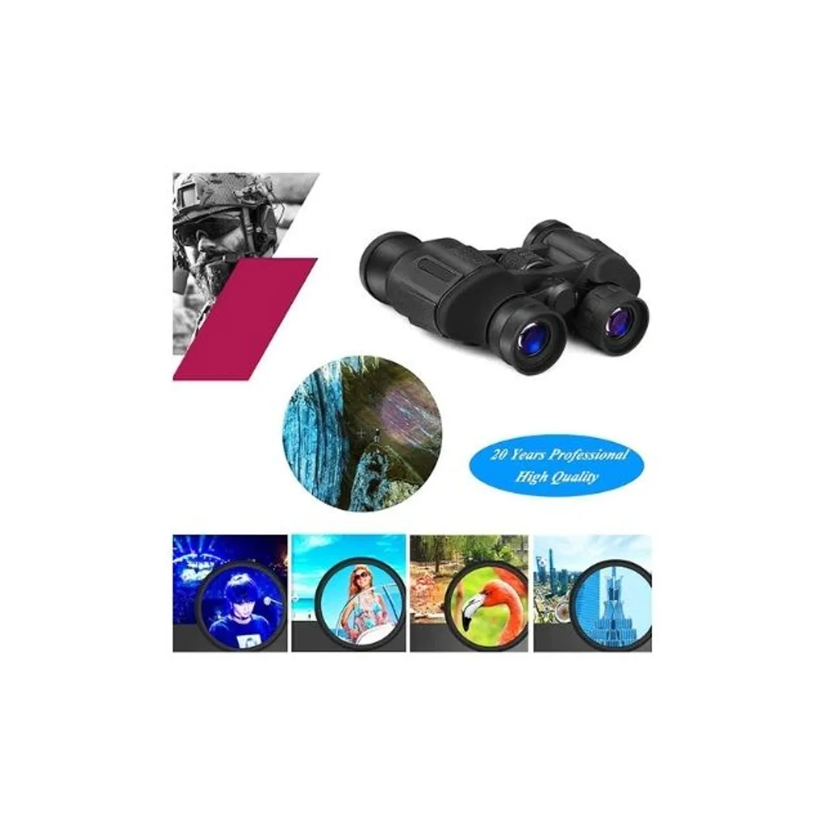 GENERICO - Binocular PRO Bk4 8x42  terrestre y astronómico  ocular amplio