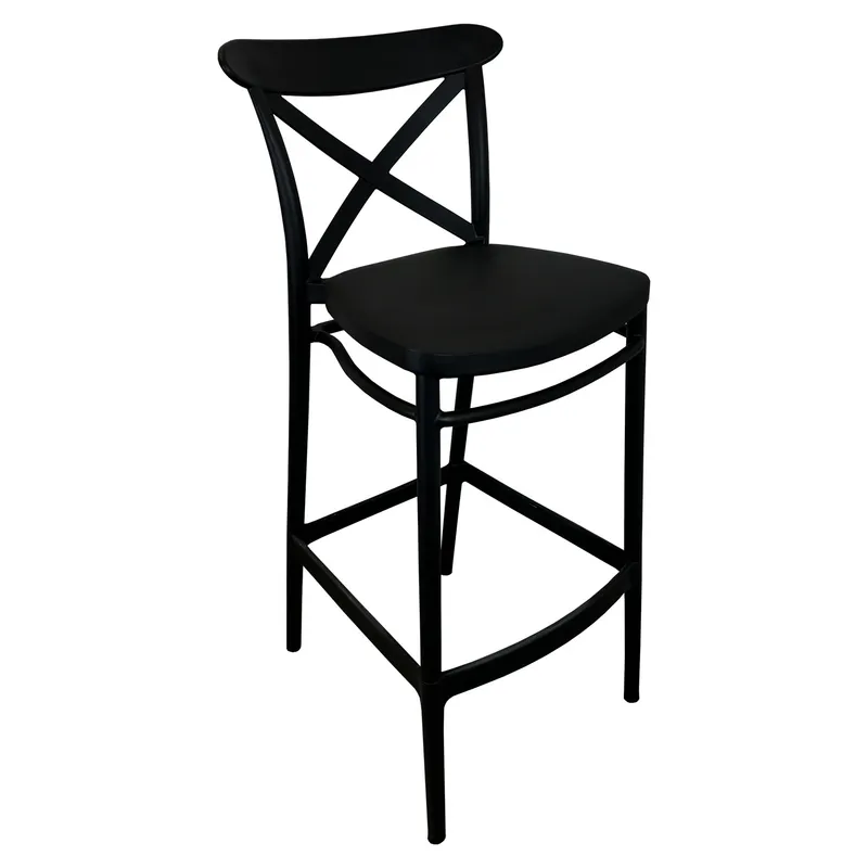 ALAIA HOME - Taburete Bar Crossback Negra
