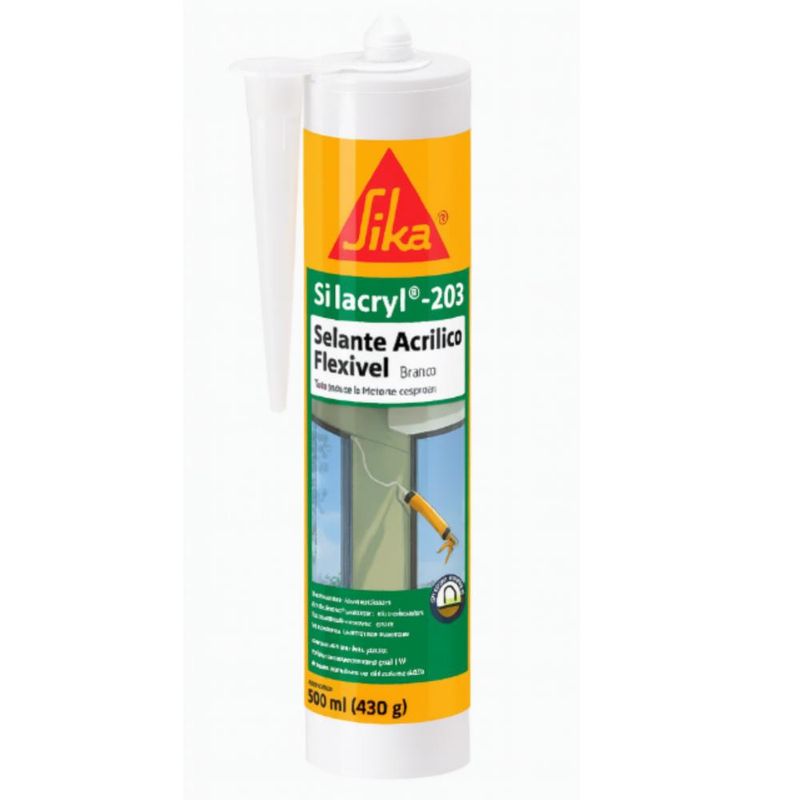 SIKA - Silicona Sellador Acrílico Pintable Blanco Sika 300ml