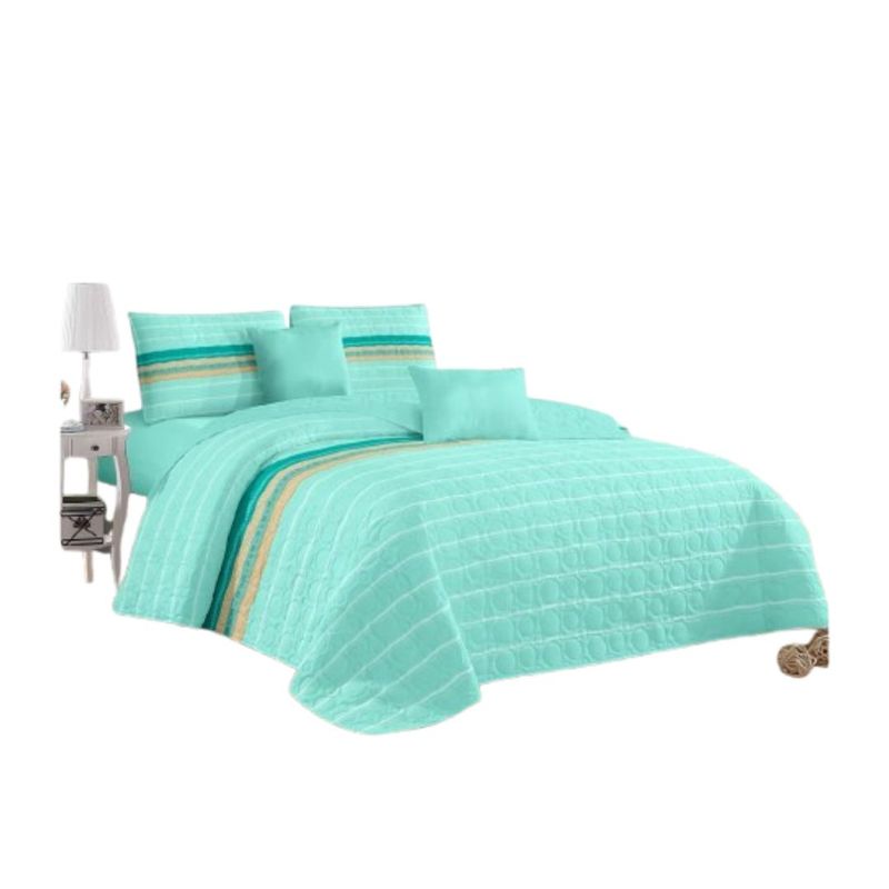 GENERICO - Cubrecama Quilt Verano King - Aberdeen KFL688