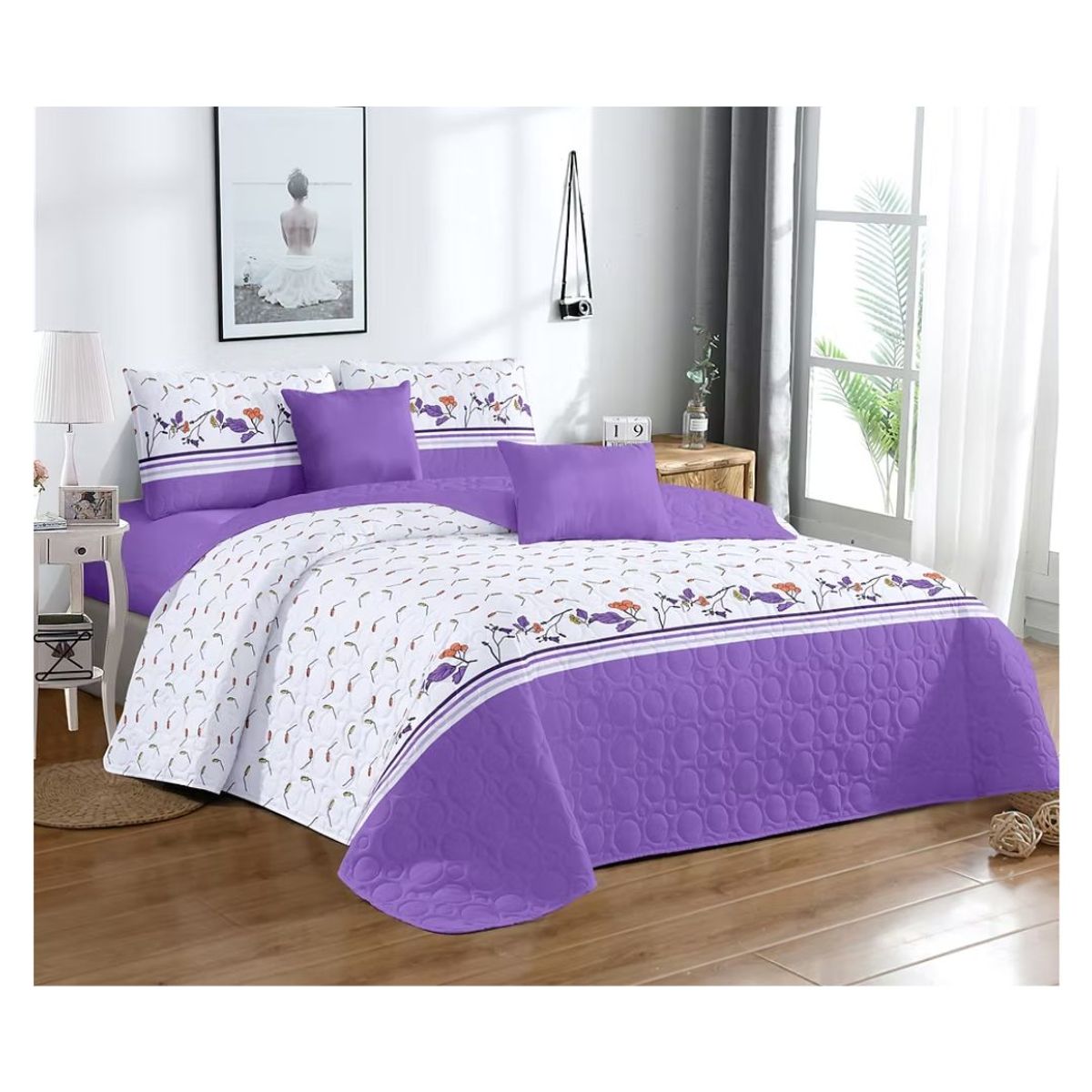 GENERICO - Cubrecama Quilt Verano King - Belfast KFL687