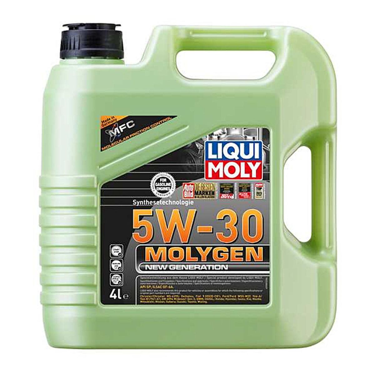 LIQUI MOLY - Aceite Sintetico 100% Aleman Liqui Moly Molygen 5w30 4 Lts