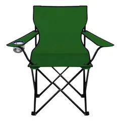 GENERICO - Silla Plegable De Playa Camping Pesca Picnic Con Porta Vaso Color Verde