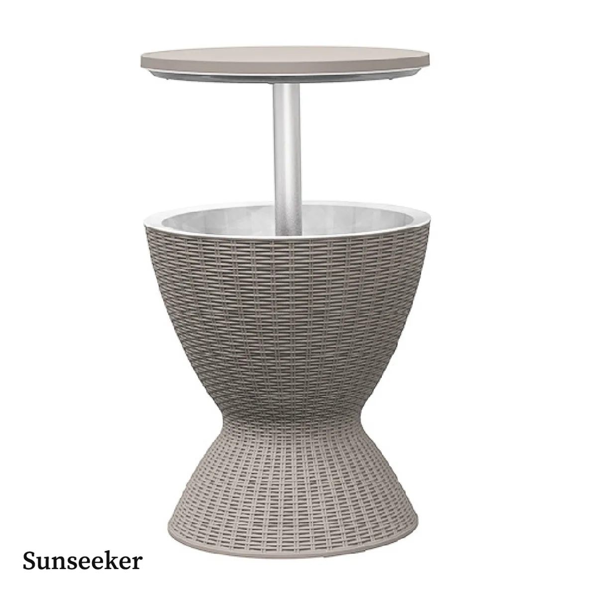 SUNSEEKER - Mesa Cooler Brown Patio 30L Terraza Jardín Sunseeker