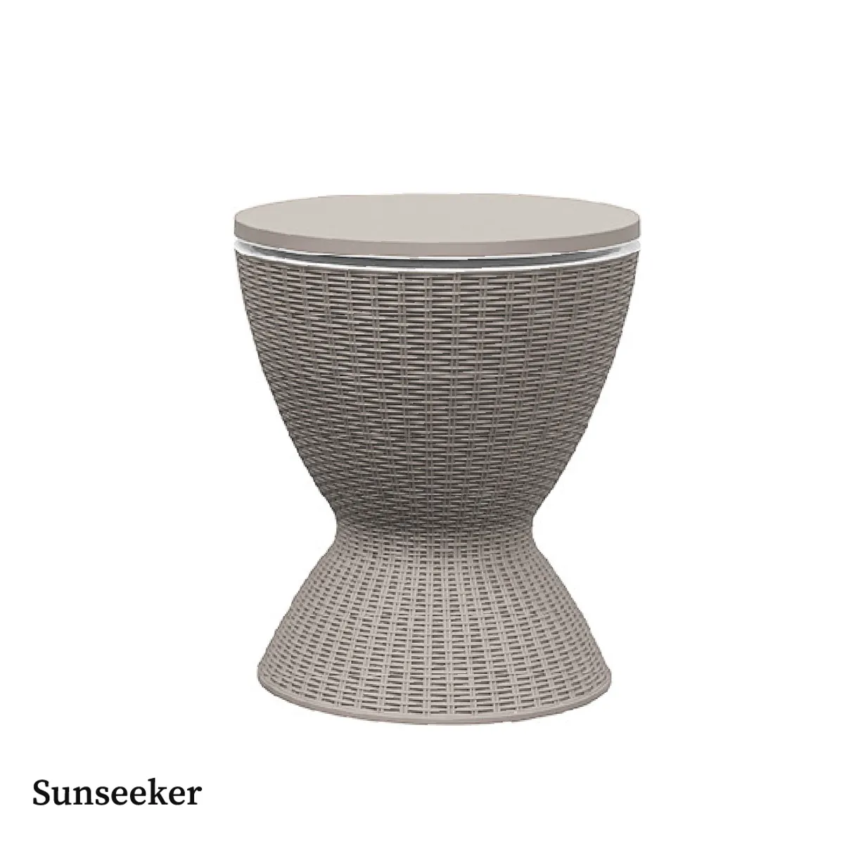 SUNSEEKER - Mesa Cooler Brown Patio 30L Terraza Jardín Sunseeker