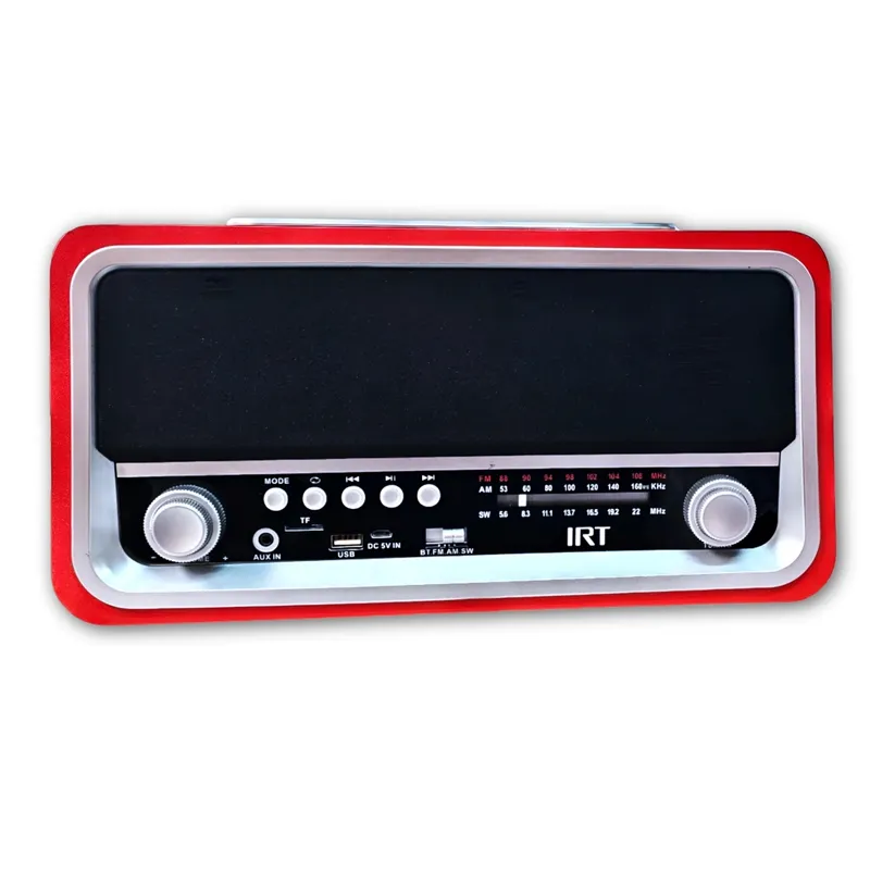 IRT - Radio Portatil Recargable Bluetooth 6watts IRT Retro06