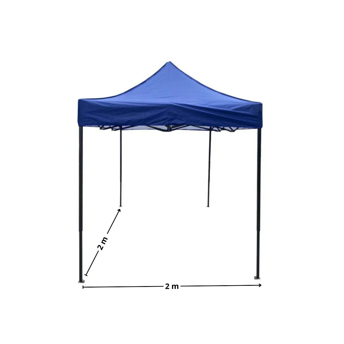 GENERICO - TOLDO 2X2MT AZUL RETRACTIL ESTANDAR-MIMBRAL