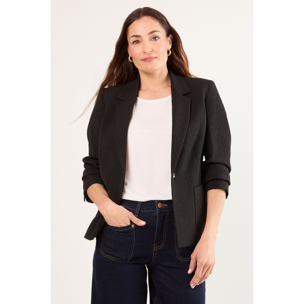 MA GRIFFE - Blazer Mujer Negro Magriffe