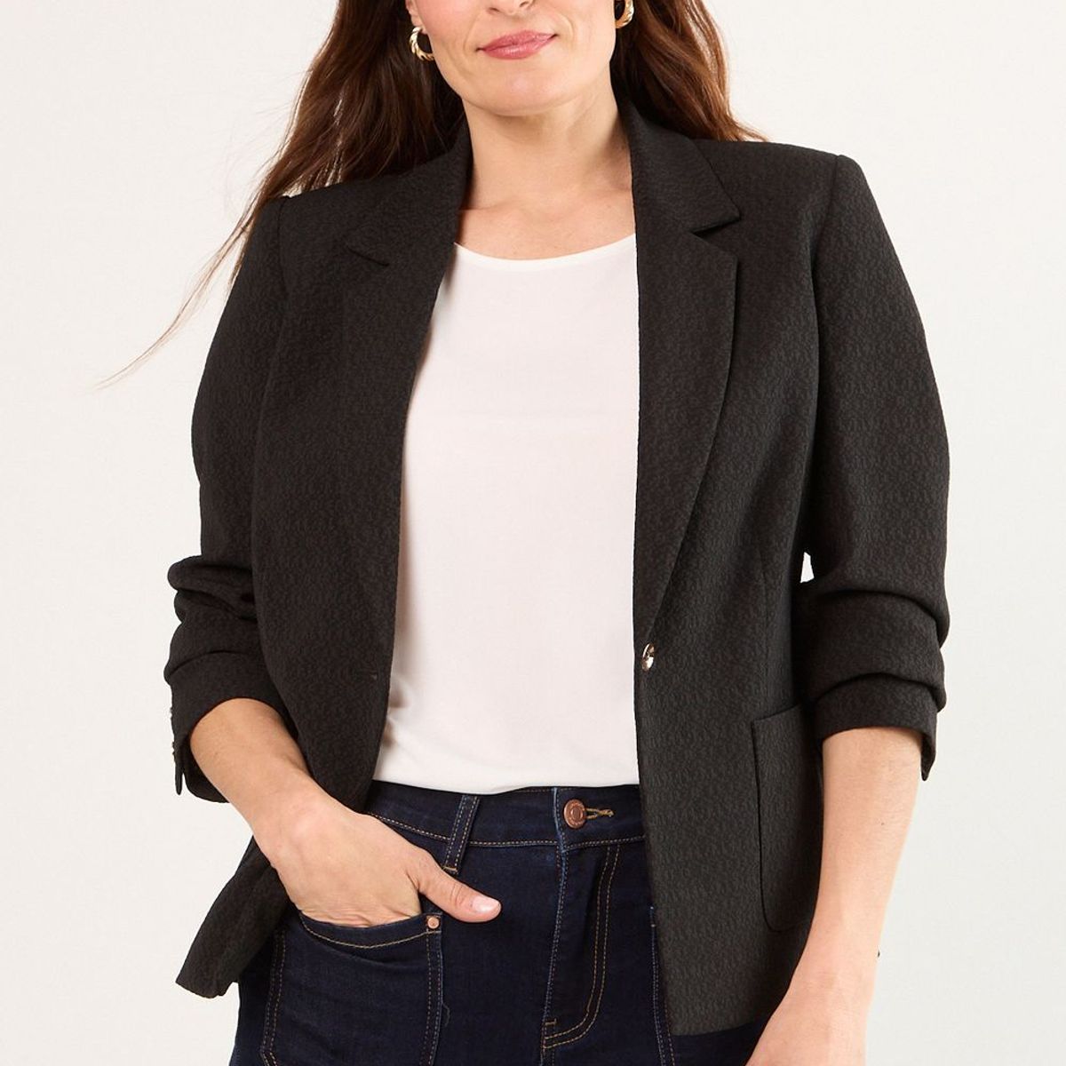 MA GRIFFE - Blazer Mujer Negro Magriffe