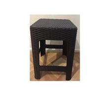 Piso Banco Rattan Plastico Pack 4 Unidades Marron