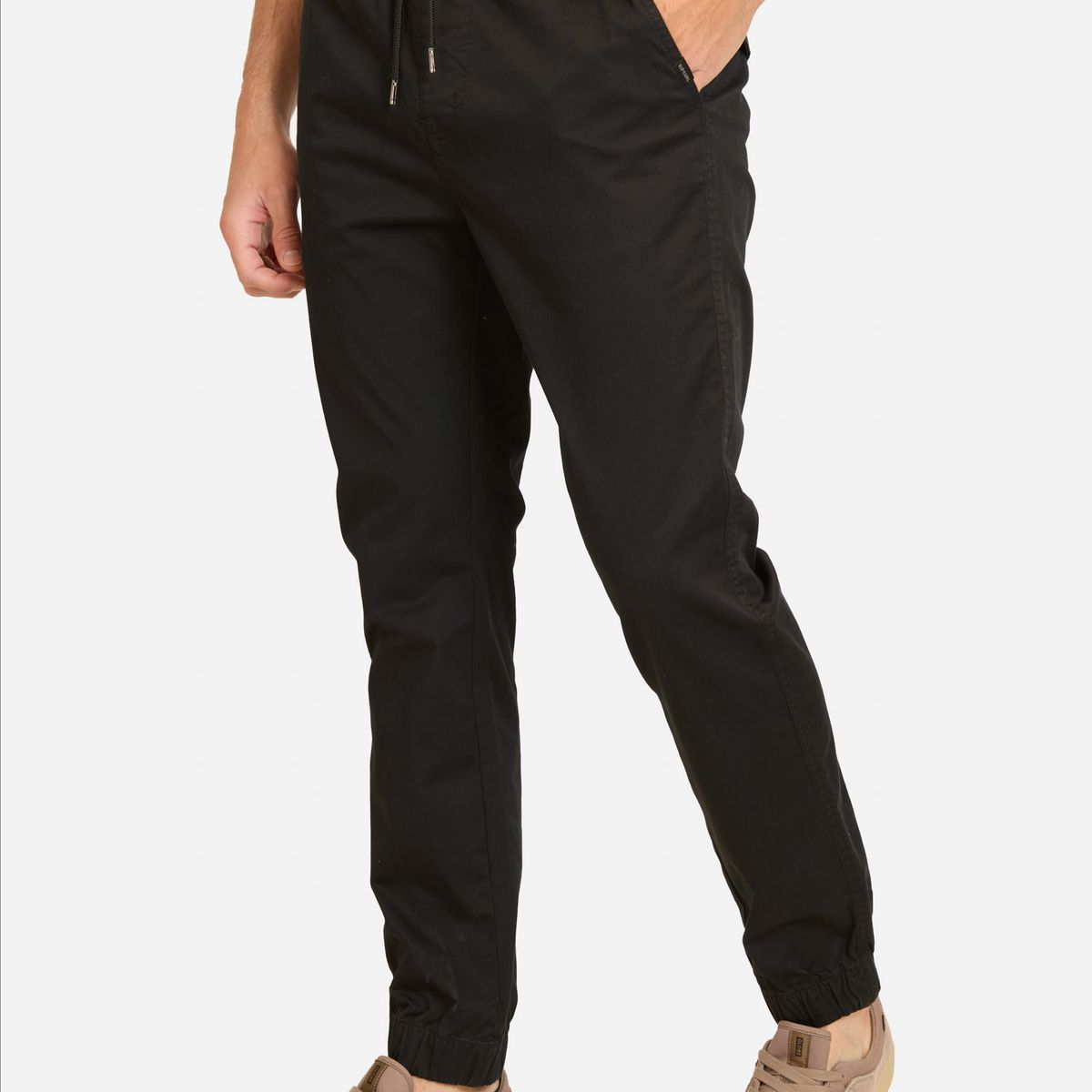 RIP CURL - Pantalon Jogger Rc Trou Negro Hombre Rip Curl