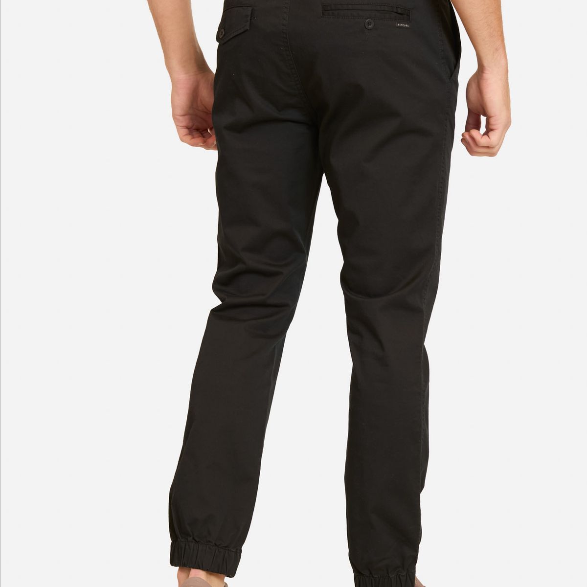 RIP CURL - Pantalon Jogger Rc Trou Negro Hombre Rip Curl