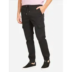 RIP CURL - Pantalon Jogger Rc Trou Cargo Negro Hombre