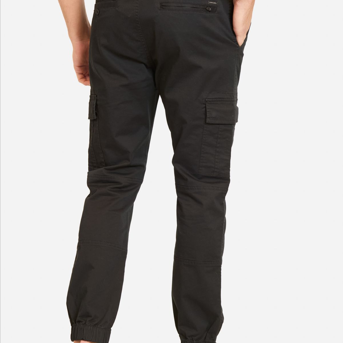 RIP CURL - Pantalon Jogger Rc Trou Cargo Negro Hombre Rip Curl