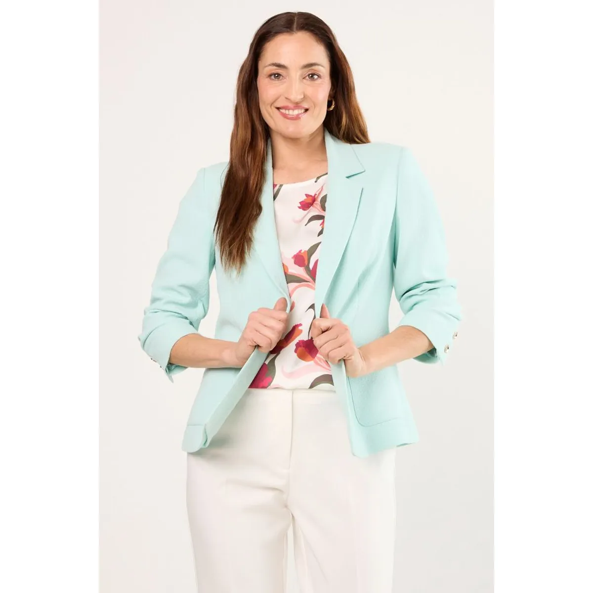 MA GRIFFE - Blazer Mujer Verde Magriffe
