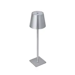 WANT - LAMPARA RECARGABLE TRADICIONAL TOUCH GRIS