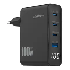 MASTER G - Cargador Carga Rápida 100W USB-C X3 CHARGER100