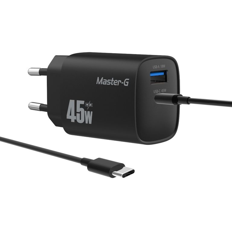 Cargador Carga Rapida 45W Cable USB-C CHARGER45