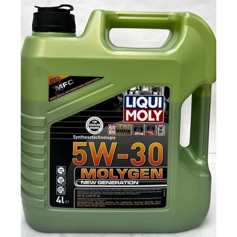 LIQUI MOLY - Aceite Para Motor Liqui Moly Sintético 5w-30 Para Autos Pickups & Suv De 1 Unidad X 4l