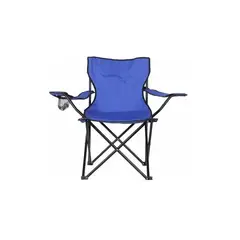 GENERICO - Silla Plegable De Playa Camping Pesca Picnic Con Porta Vaso Color Azul