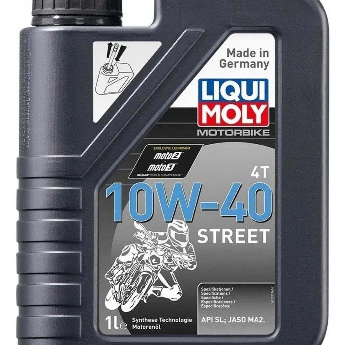 LIQUI MOLY - Aceite para Moto Liqui Moly 10w 40 Sintetico 1L