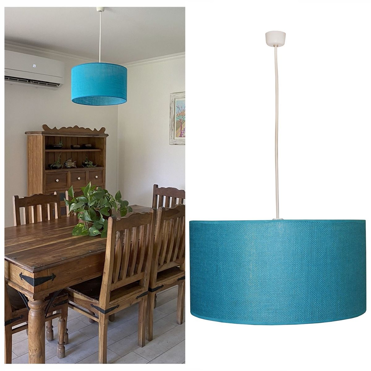 CAROLD STEVENS - Lámpara Colgante Tambor Calipso