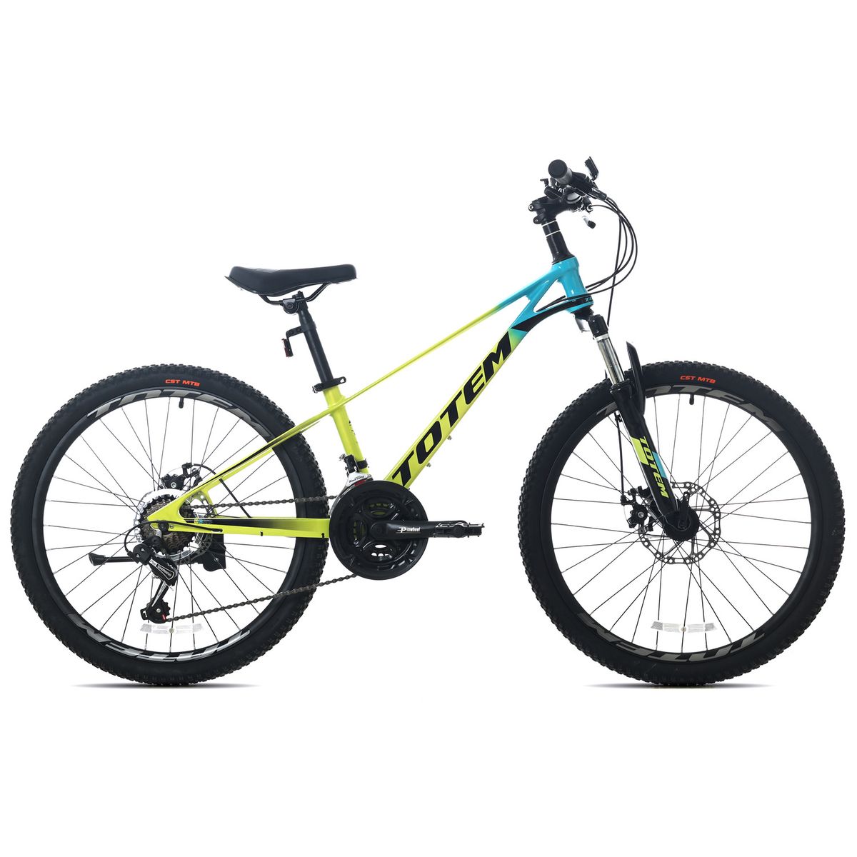 TOTEM - BICICLETA DE MAGNESIO TOTEM MTB ARO 24 MOD MARTIN AMARILLO