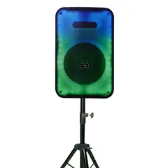 MLAB - Parlante Karaoke 12 Pulgadas Flaming Con Atril y Microfono