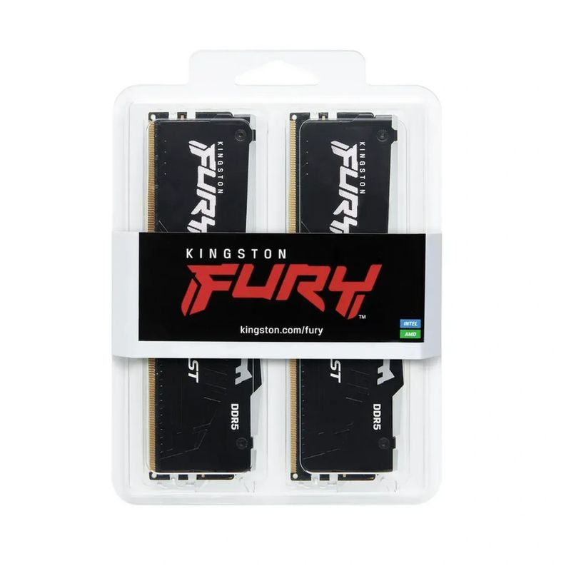 KINGSTON - Kit Memoria RAM Kingston FURY Beast de 32GB 16GB x2 DDR5
