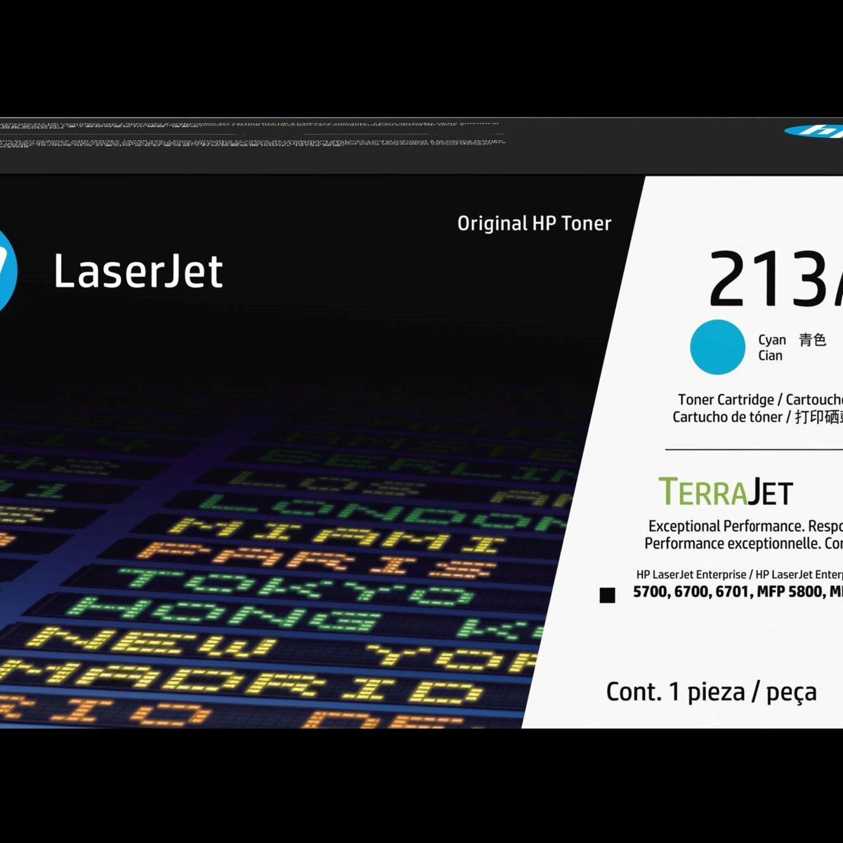 HP - Cartucho de Tóner HP LaserJet 213A 3000 páginas Cyan