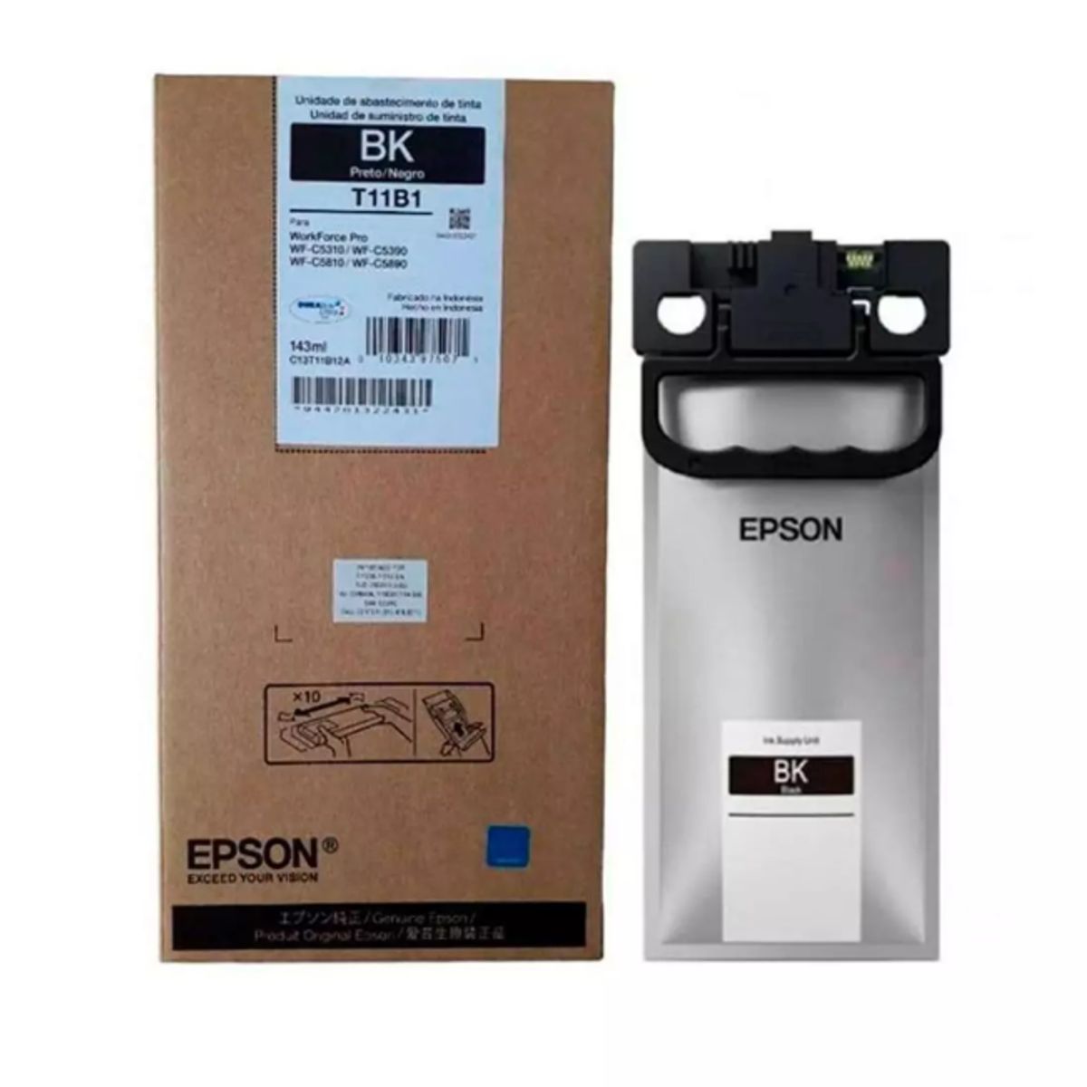 EPSON - Tinta Epson T11B120-AL 143 ml Negro
