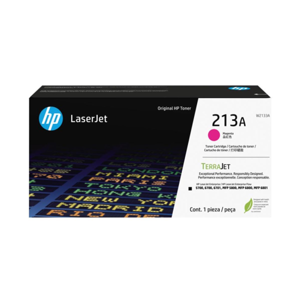 HP - Cartucho de Tóner HP LaserJet 213A 3000 páginas Magenta