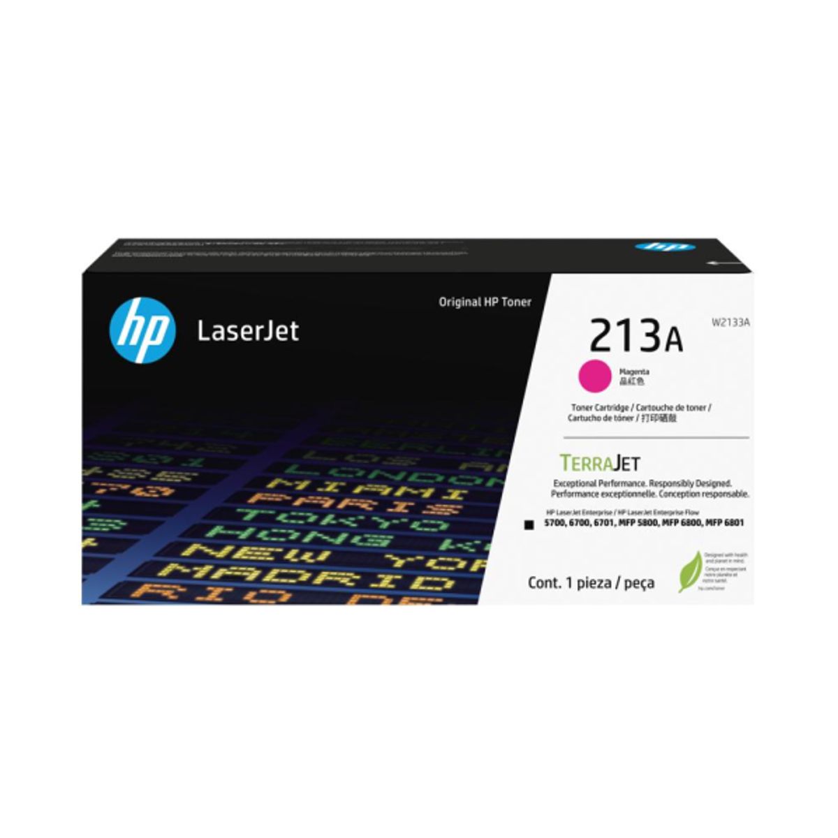HP - Cartucho de Tóner HP LaserJet 213A 3000 páginas Magenta