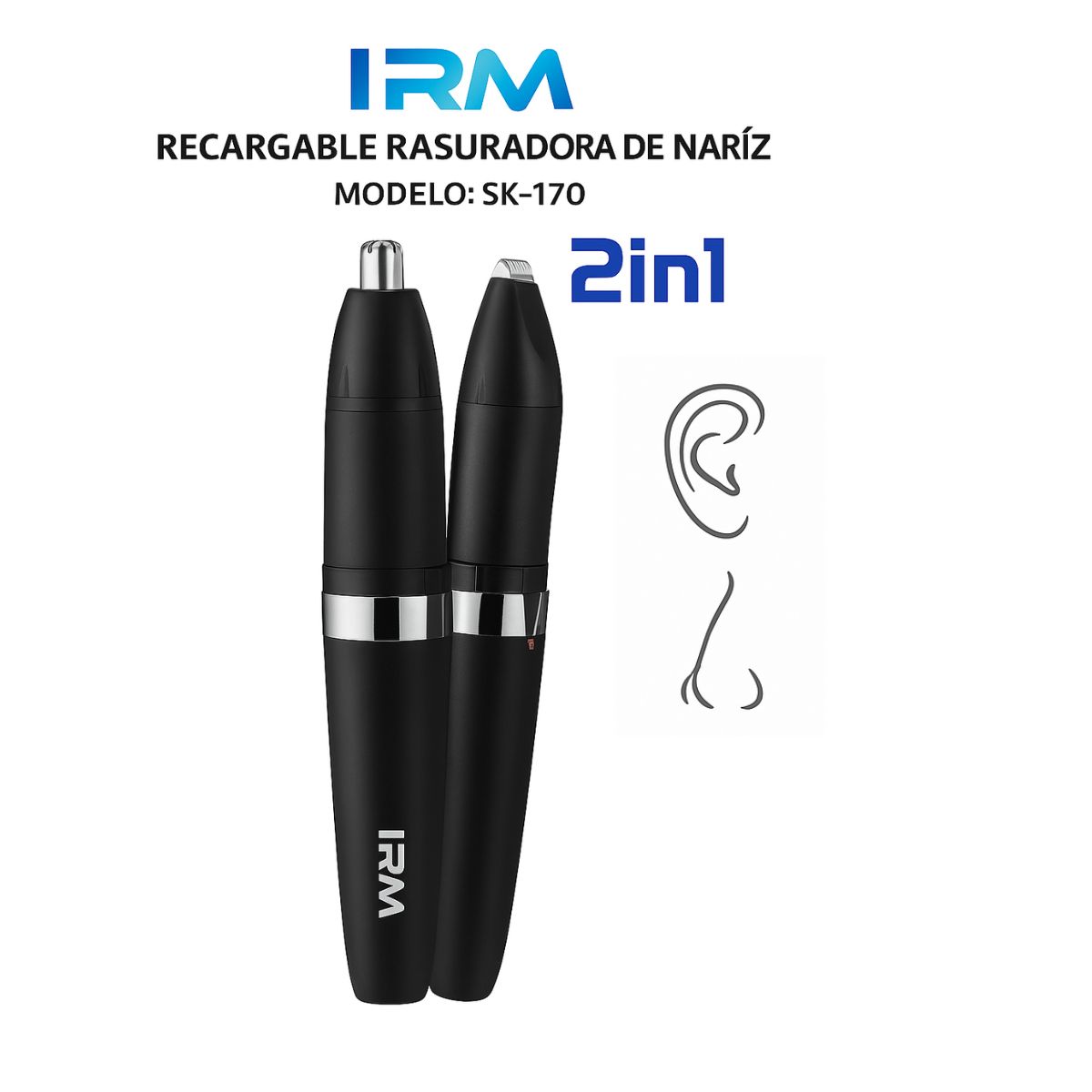 GENERICO - Máquina Cortadora Afeitadora De Pelos Nariz Y Oídos