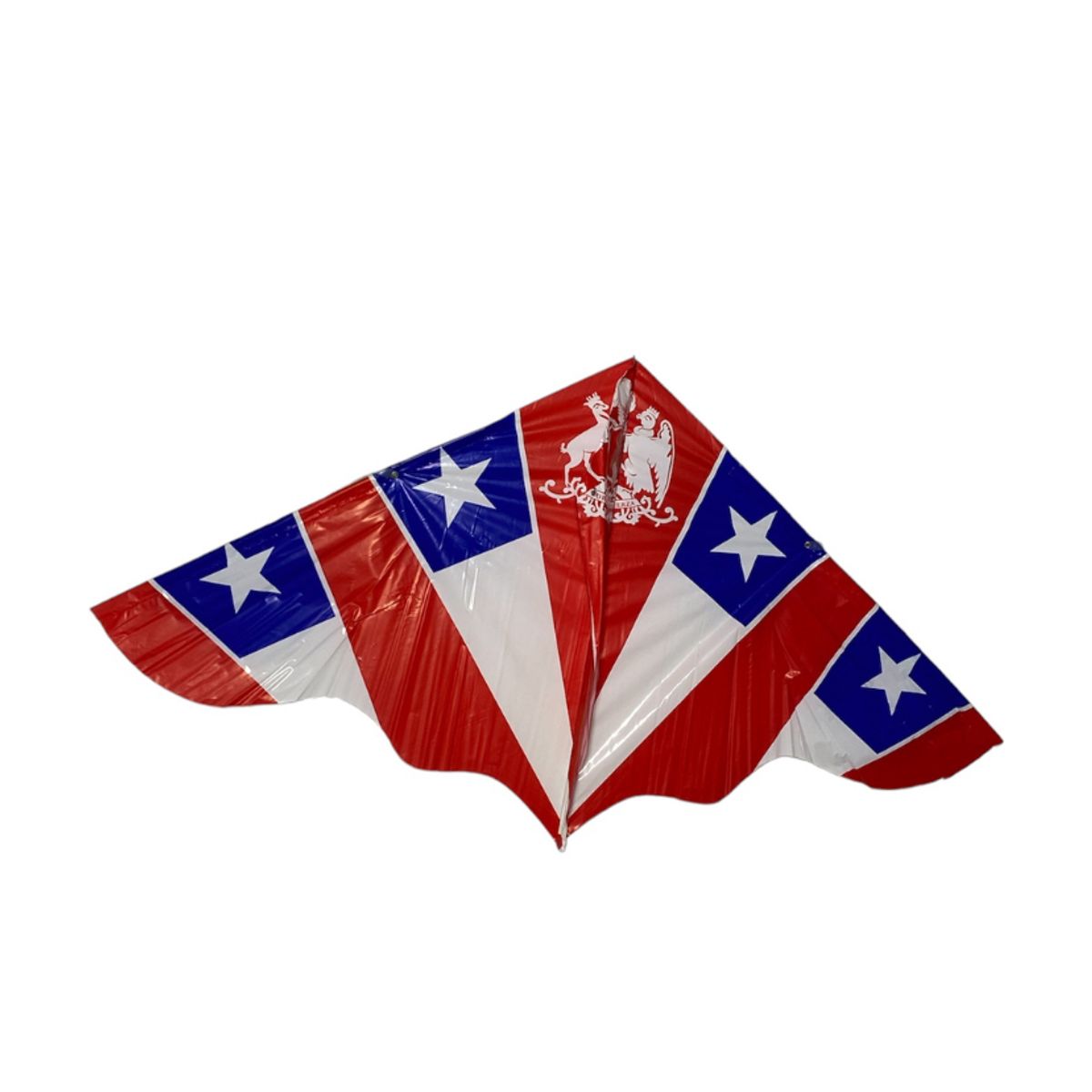 NACIONAL - Cometa Bandera Chile 120x60cm Escudo Nacional Pack 12 Unidades