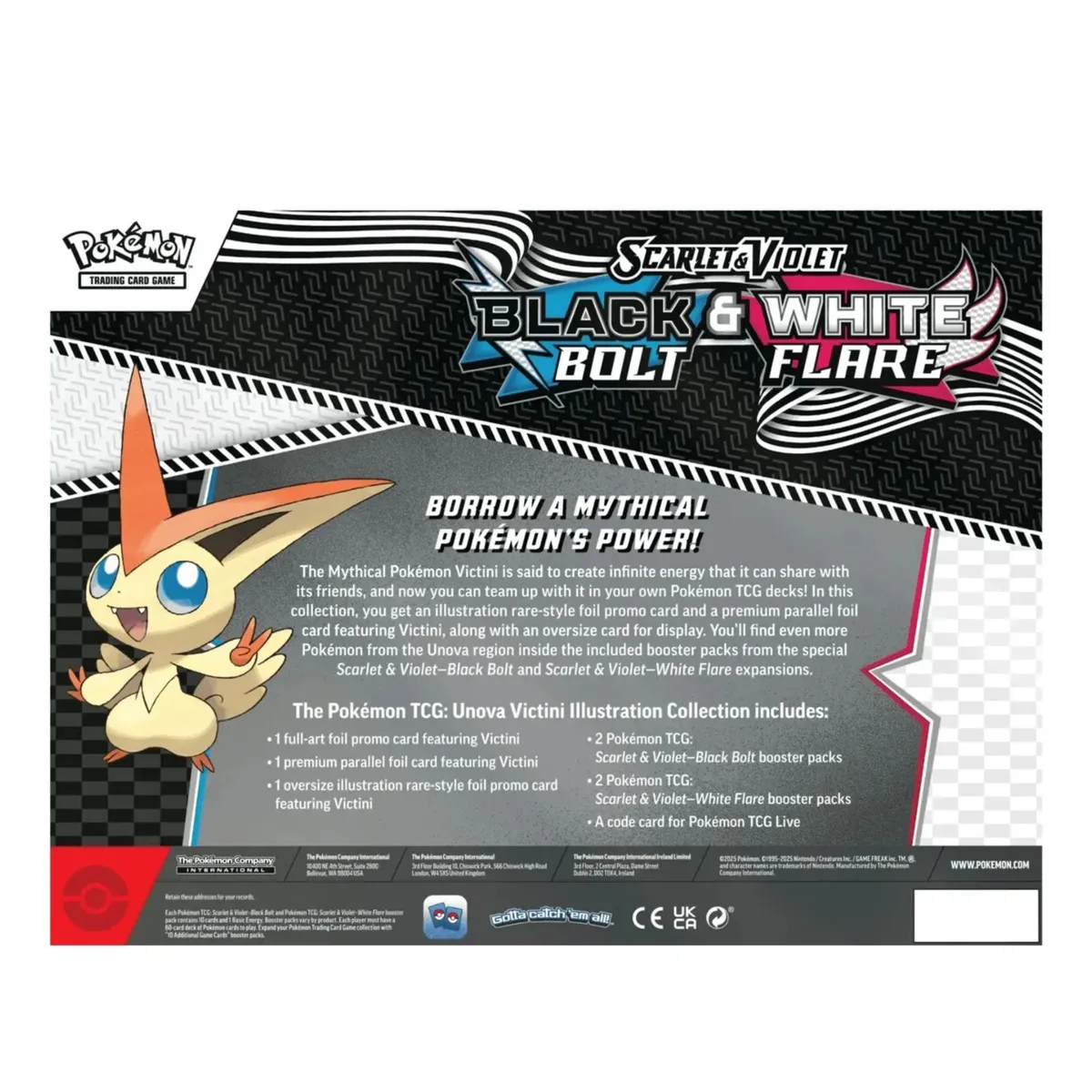 POKEMON - Cartas Pokemon Tcg Victini Illustration 4 Sobres Español