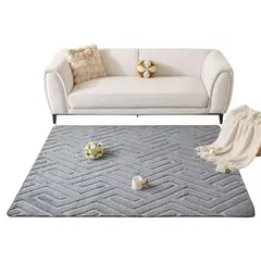 GENERICO - Alfombra Rectangular Para Living 160x200cm Jacquard