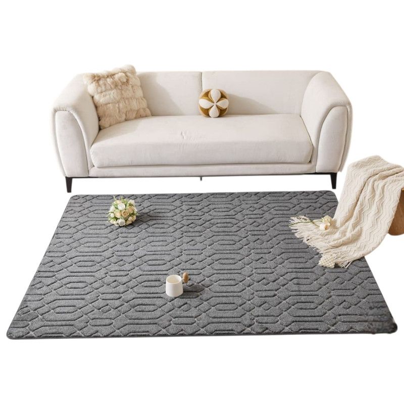 GENERICO - Alfombra Rectangular Para Living 160x200cm Jacquard