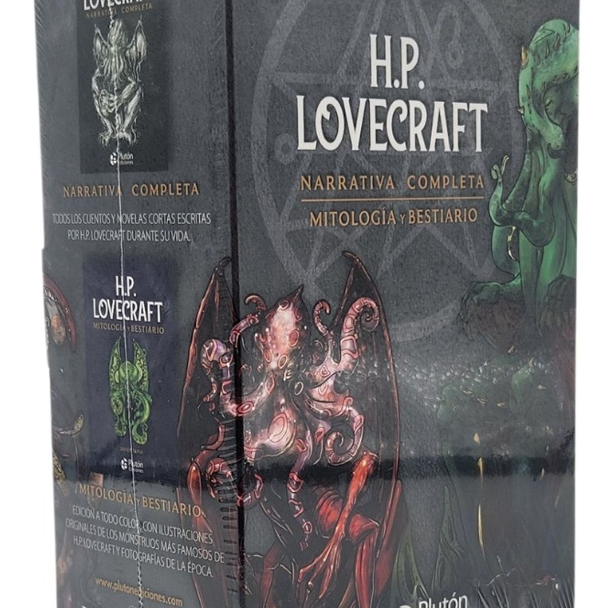 PLUTON EDICIONES - PACK HP LOVECRAFT NARRATIVA COMPLETA