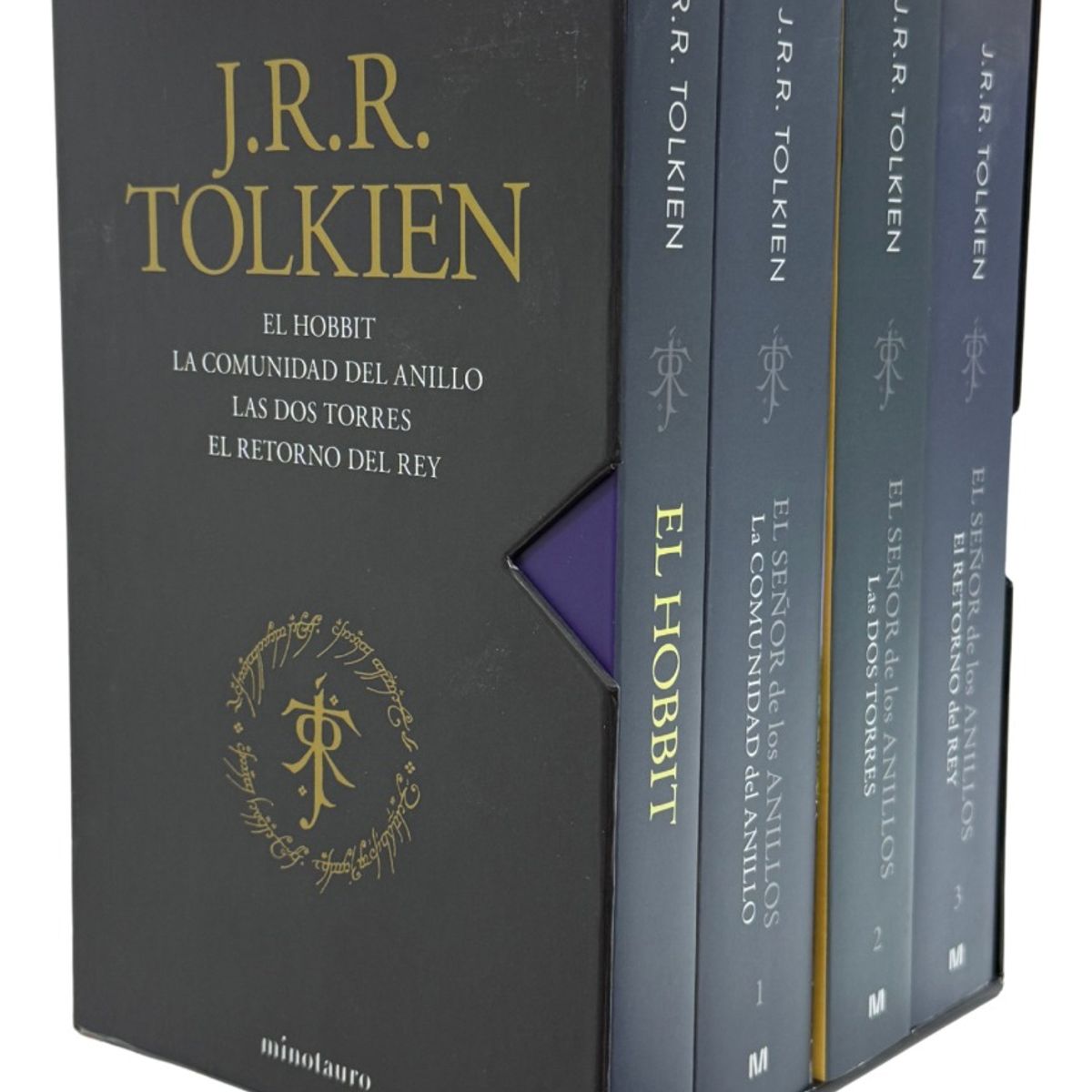 MINOTAURO EDICIONES - ESTUCHE EL HOBBIT & EL SEÑOR DE LOS ANILLOS - TOLKIEN