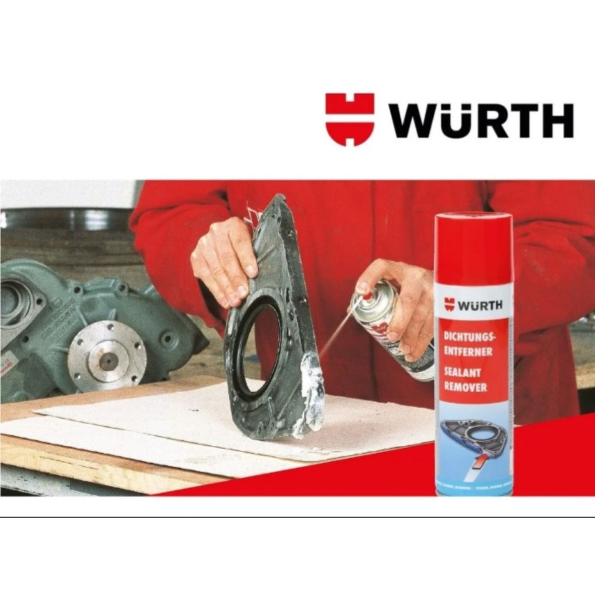 WURTH - Removedor de Juntas y Pintura Wurth 300 Ml.