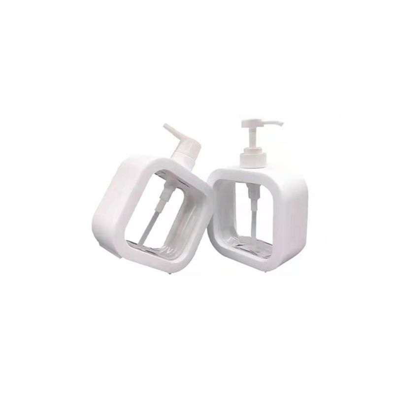 VISUALHEX LIMITADA - 2 Piezas, Dispensador De Jabón De Plástico BLANCO