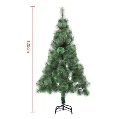 GENERICO - Árbol de Navidad 120 CM Verde Puntas Blancas