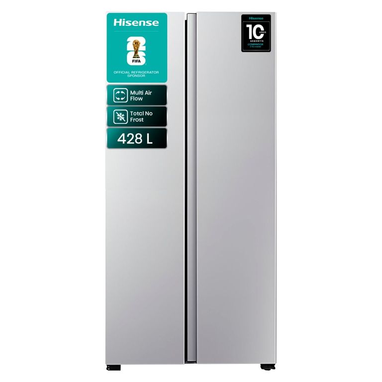 トナリ HISENSE Refrigerador Side By Side 531L No frost RS3P558NECF
