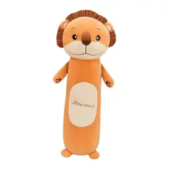 GENERICO - Peluche Almohada Antiestres De Animales Peluche Alargado Leon
