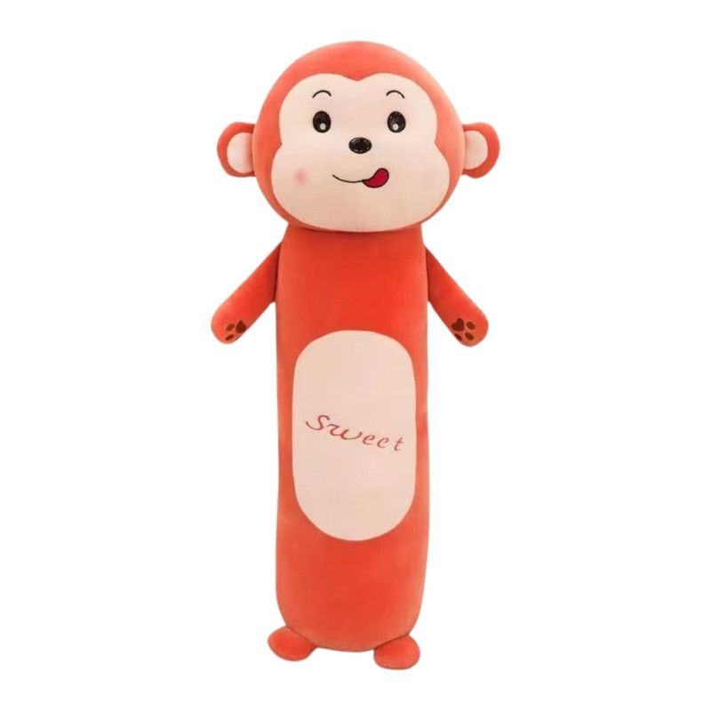 GENERICO - Peluche Almohada Antiestres De Animales Peluche Alargado Mono